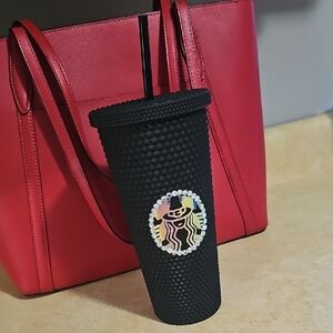 Customized Black Studded Tumbler - NWOT